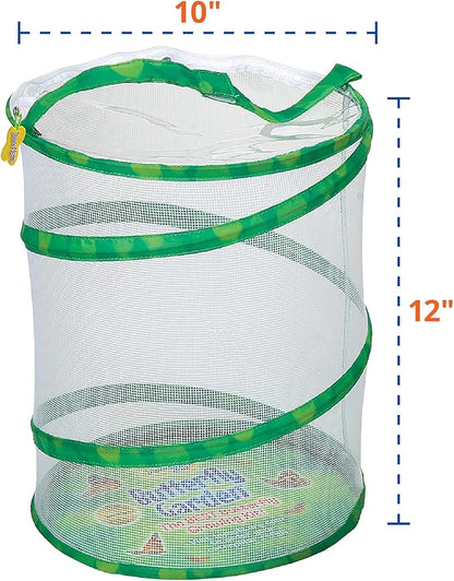 Insect Lore Butterfly Garden Kit, Painted Lady Butterfly Kit with Voucher for Live Caterpillars, Butterfly Habitat, STEM Journal & More