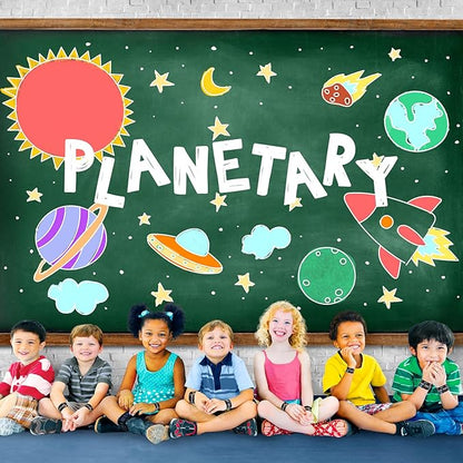 144 Pieces Space Slap Bracelets Astronaut Planet Rocket Space Ship Wristbands Bracelets Fun Words Printed Slap Bracelets Wristband for Party Favor Gifts School Classroom Prize Exchange,12 Styles