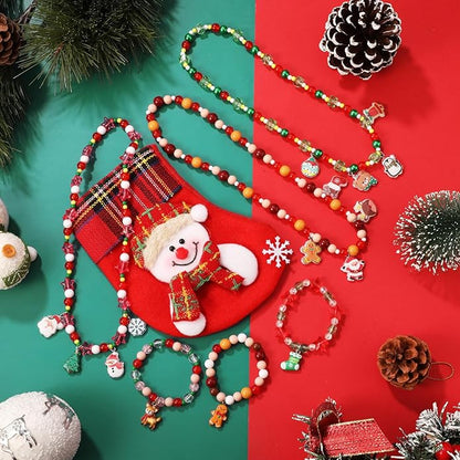 PinkSheep Toddler Jewelry Kids Jewelry Kids Necklace Choker and Bracelet 3 Pack 9pcs, Little Girls Jewelry In Box, Flower Girl Gift Kids Girls Accessories