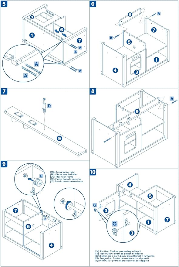 Battat – Play Kitchen & Market – Toddler-Friendly Size – Chalkboard Menu & Oven Dials – 25 Toy Cooking Accessories – 2 Years + – Two n' One Cookin' Fun