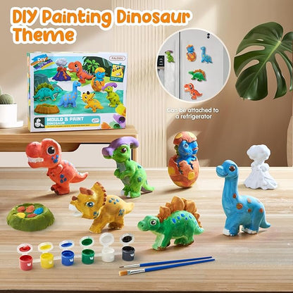 stochastic box Kids Crafts Set,Ceramic Painting Kit,Paint Your Own DIY Ceramic Figurines,Painting Kit DIY Toys Kids