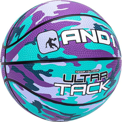 AND1 Mini Basketball 3 Pack Set for Kids (Deflated w/Pump Included): - Size 3 7-Inch Premium Youth Size Basketballs, Easy to Grip