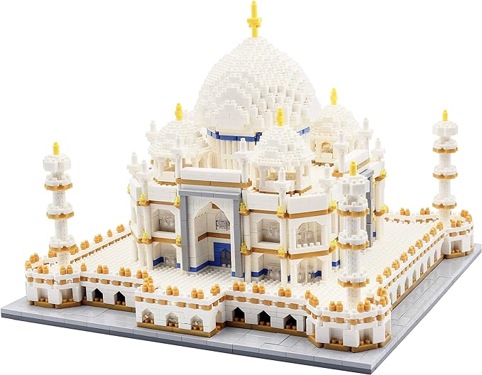 dOvOb Micro Mini Blocks Taj Mahal Building and Architecture Model Set,(4000Pieces) Toys Gifts for Kid and Adult