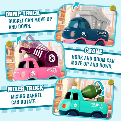 Electric Train Set for Toddlers, Kids Train Set w/Music, Lights & Train Tracks - First Choo Choo Train for Toddlers, Magnetic Train Toys for Toddlers, Birthday Gifts for Boys Girls