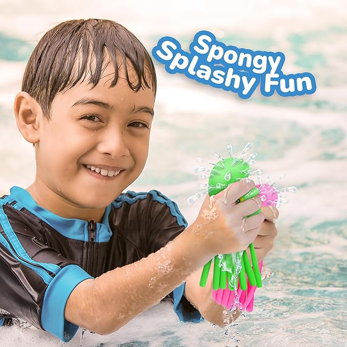 ArtCreativity Octopus Water Balls (Pack of 6), Pool Toys for Toddlers 3-5, Sensory Stress Relief Toy for Kids, Beach Water Toys & Swimming Toy for Toddlers, Cute Goodie Bag Fillers for Boys & Girls