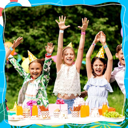 200 Pcs Summer Slap Bracelets Bulk Hawaiian Theme Slap Bracelets Beach Ocean Theme Snap Wristband Tropical Luau Party Favors for Birthday Classroom Prizes Exchanging Gifts