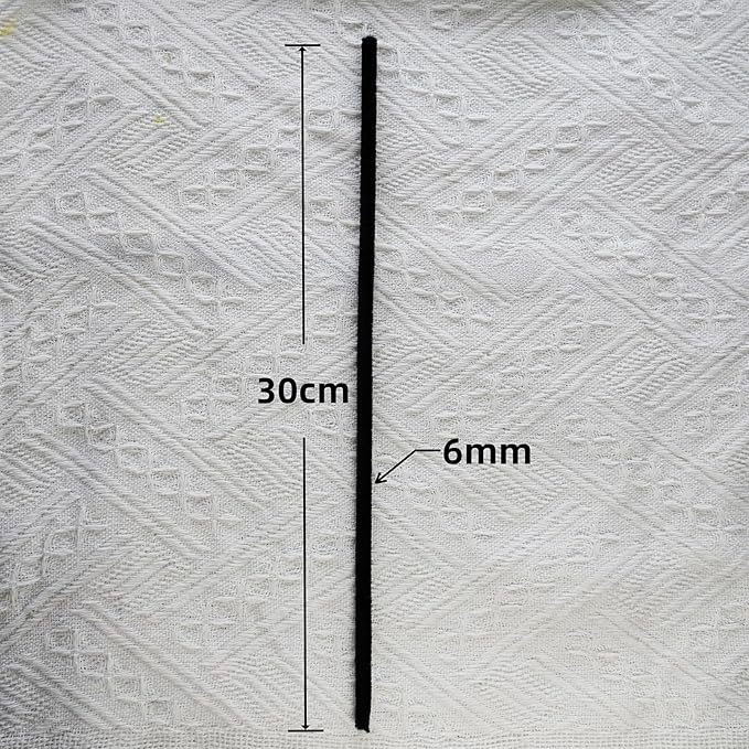 Qirimoi Black Pipe Cleaners Craft Pipe Cleaners Bulk Pipecleaners Crafts Supplies，200Pcs Black