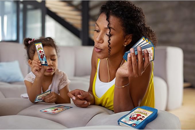 Top Trumps Spidey & Friends Junior 5-in-1 Card Game for Kids Ages 3+, 2+ Players, Portable Travel Game, Memory, Strategy, Trivia, Educational, Multicolor, Unisex, Standard Edition