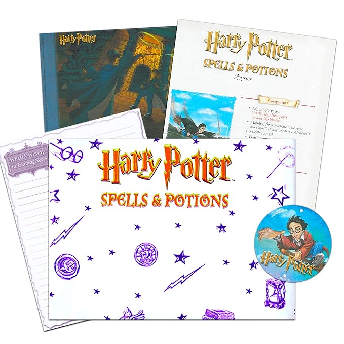 Harry Potter Activity Set Gift for Kids Bundle ~ Magical Spells Activity Kit with Harry Potter Tattoos (Harry Potter Gifts)