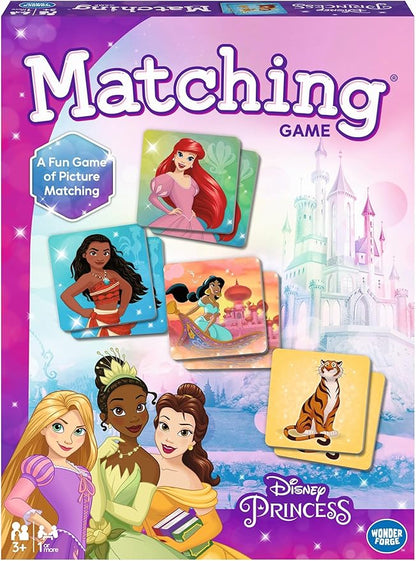 Wonder Forge Disney Princess Matching Game-Fun & Quick Memory Game for Kids | Engaging Toy for Ages 3-5 Years | Features Beloved Disney Princesses | Ideal for Solo or Family Play (Packaging May Vary)