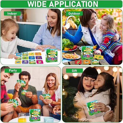 gisgfim 50 Pairs Memory Matching Game for Kids Summer Camp Concentration Games for Preschool Educational Ages 3-8 A Fun & Fast Camp Theme Memory Matching Games