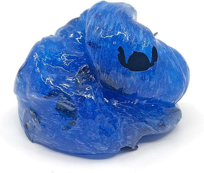 CRA-Z-Slimy Stitch Slime Toy- Glossy, Stretchy, Super Soft, Smooth Blue Stitch Slime with Stitch Shaped Confetti Mix-Ins for Boys and Girls, Lilo and Stitch Kids Toy Gift
