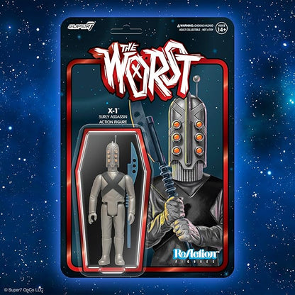 Super7 The Worst X-1 Scum Squad - 3.75" The Worst Action Figure with Accessory Collectibles and Retro Toys
