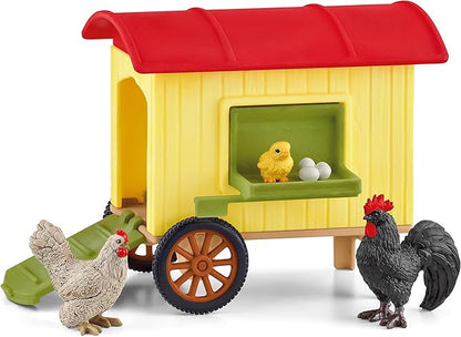 Schleich Farm World Giant 123-Piece Playset Pack with Farmhouse, Chicken Coop, Horse Stall, Farm Toys for Toddlers Ages 3+