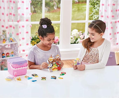 Aquabeads Disney Princess Creation Cube, Complete Arts & Crafts Bead Kit for Children - Over 2,500 Beads & Display Stand The Create Belle, Ariel, Tiana, Rapunzel and More