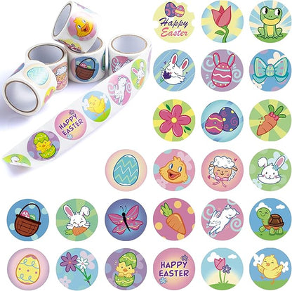 JOYIN 686 Pcs Easter Craft Kits with Assorted Stickers, Foam Stickers, Stampers and Temporary Tattoos for Kids Party Favors, Easter Crafts & Basket Stuffers and Classroom Homeschool Art Decor