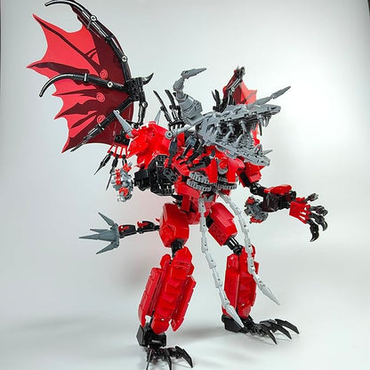 Skibid Toilet Building Block Set, Upgraded Beast Titan Drill Dragon Skibid Building Brick for Adults Fans 883PCS Blocks