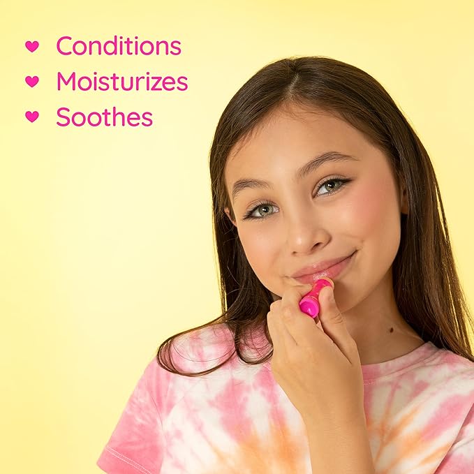 Lip Smacker Squishmallows Moisturizing Lip Balm,Fun Soft Squishy Collectible Top,Hydrates & Smooths - Cam (Pack of 2)