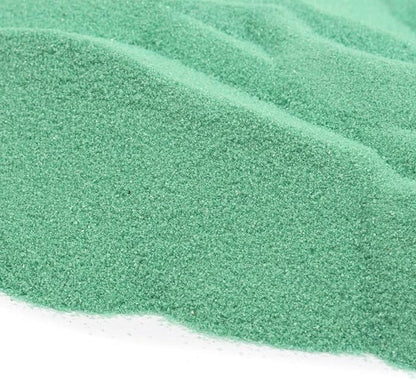 Shiny Stone Colorful Sand,Rainbow Sand,Art Sand,Colored Sand,Craft Sand,Decorative Wedding Vibrant Sand, 250g/0.55lb/8.81oz for Wedding Succulent Terrarium Vase (Pea Green)