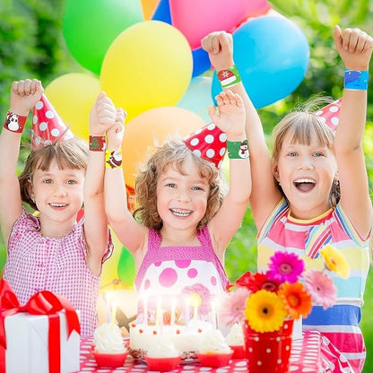 36 PCS Slap Bracelets Christmas Party Favors,Bulk Snap Bracelet Party Favors Supplies for kids&teens Gifts Teacher Classroom School Favors Prizes Christmas Gift