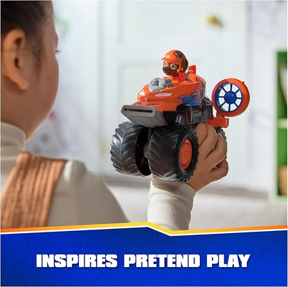Paw Patrol: Rescue Wheels Zuma’s Hovercraft, Toy Truck with Projectile Launcher and Collectible Action Figure, Kids Toys for Boys & Girls Ages 3+