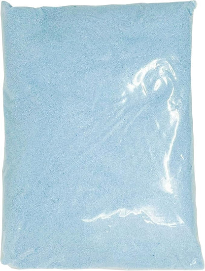 Podzly 5 Pound Decorative Bulk Craft Sand - Blue Sand. Ideal for Weddings, Classroom Activities, Creative Crafts, and Decorative Projects. Fine, Sand Bulk for Your Crafting Needs!