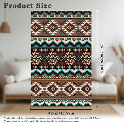 Aztec Recliner Headrest Cover Fabric Sofa Headrest Slipcovers Pet Scratch Resistant Couch Headrest Covers Furniture Protector for Recliner Leather Sofa Couch