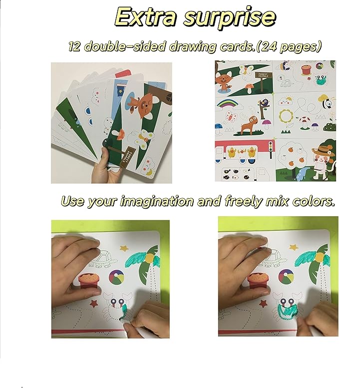 Preschool Learning Activities for 2 Year Olds Toddler with 4 Dry Erase Markers for Preschool Classroom Montessori for 2 3 4 Years Kindergarten Workbooks