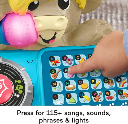 Fisher-Price Baby Learning Toy Link Squad A to Z Yak with Interactive Music & Lights for Ages 9+ Months, Compatible Only with Link Squad Items