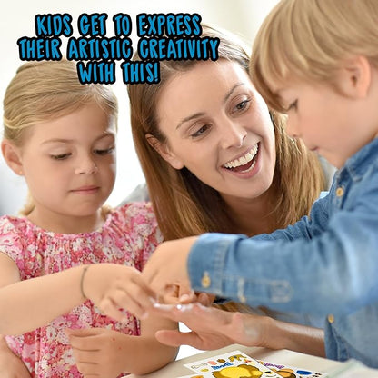 24 Make A Zoo Animal Sticker Sheets - Zoo and Safari Theme Birthday Party Favors - Fun Craft Project for Children 3+ Let Your Kids Get Creative & Design Their Favorite Animal Sticker!