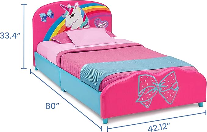 Delta Children Upholstered Twin Bed, JoJo Siwa
