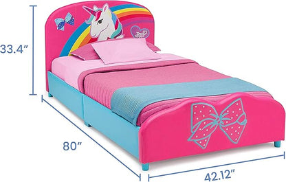 Delta Children Upholstered Twin Bed, JoJo Siwa