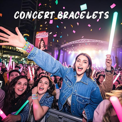 Dowsabel 6 Boxes 120 Colors Pony Beads Bracelet Making Kit, Beads for Jeweley Making with Letter Beads Kandi Beads, DIY Arts and Crafts Birthday Gifts Toys for Kids Age 6-13