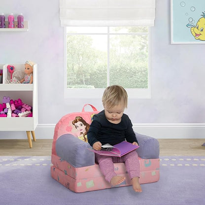 Delta Children - Disney Princess Cozee Buddy Flip-Out Kids Chair, Pink