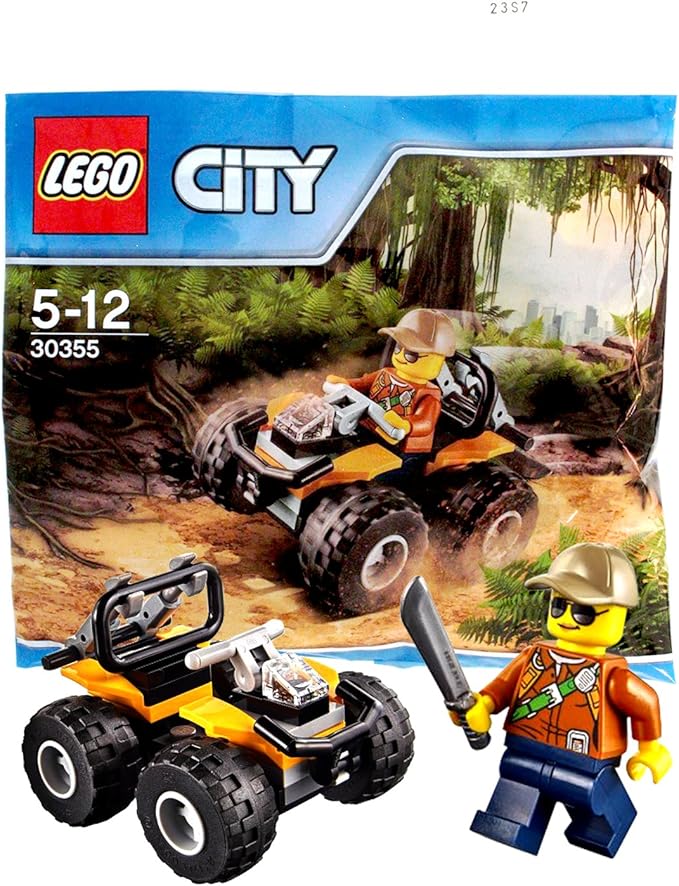 LEGO City Jungle 30355 ATV Car with Minifigure 2017 (Polybag) - Ages 4 Up