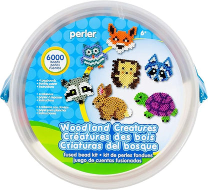 Perler Woodland Creatures Fuse Bead Bucket Craft Activity Kit, 6006 pcs