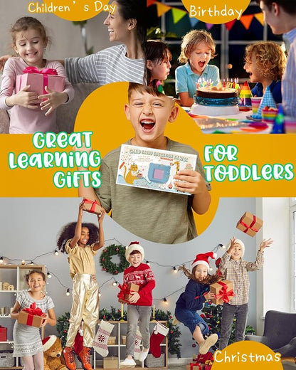 510 Words Spanish English Bilingual Talking Flash Cards, Toddler Learning Montessori Toys for Kids Ages 1 2 3 4 5 6 Year Old Daughter Son, Birthday Gifts for Boys Girls Autism Autistic Sensory Toys