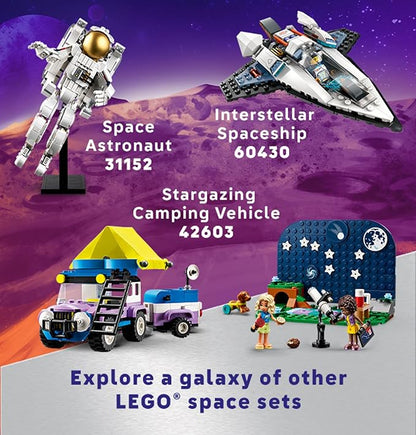 LEGO Friends Stargazing Camping Vehicle Adventure Toy, Includes 2 Mini-Dolls, Camping Trailer, Telescope Toy, and a Dog Figure, Science Toy Gift Idea for Girls, Boys and Kids Ages 7 and Up, 42603