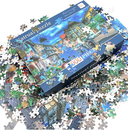 1000 Piece Jigsaw Puzzles for Adults Night Street 1000 Pieces Puzzle with Exquisite Boxed