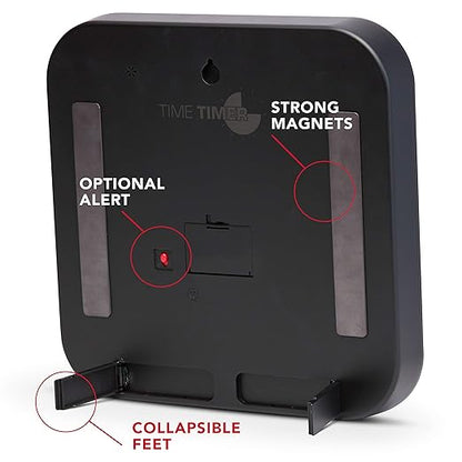 TIME TIMER 12 inch Visual Timer 60 Minute Kids Desk Countdown Clock with Dry Erase Activity Card, Also Magnetic for Classroom, Homeschooling Study Tool, Task Reminder, Home and Kitchen Timer