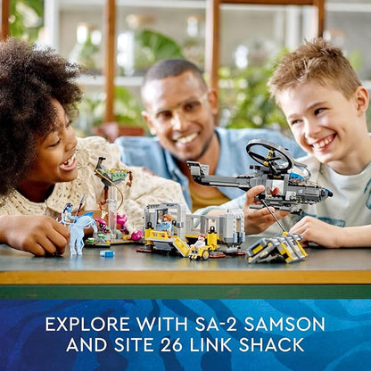 LEGO Avatar Floating Mountains Site 26 & RDA Samson 75573 Building Set - Helicopter Toy Featuring 5 Minifigures and Direhorse Animal Figure, Movie Inspired Set, Gift Idea for Kids Ages 9+