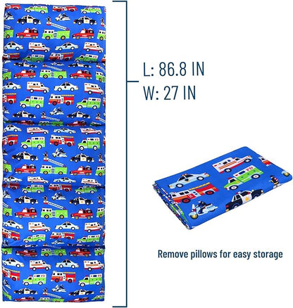 Wildkin Microfiber Pillow Lounger, 87 X 27 Inches, Heroes