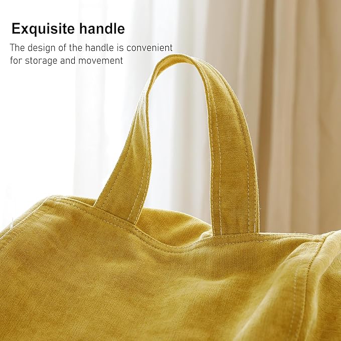 Child Bean Bag Cover(No Filler), Polyester White Bean Bag Cover Stuffable Bean Bag Memory Foam Soft Premium Corduroy Stuffable Bean Bag Plush Toy For Kids,35"*30"*30"