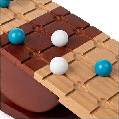 Rock Me Archimedes, Balancing Strategy Puzzle Marbles Family Board Game Retro STEM Learning Educational Toy, for Adults and Kids Ages 8 and up