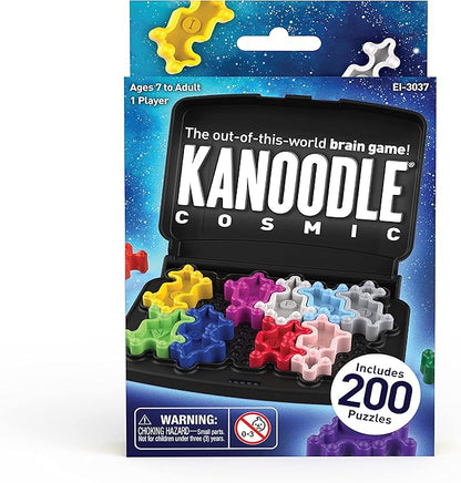 Educational Insights Kanoodle Cosmic - Brain Teaser Puzzle Challenge Game for Kids, Teens and Adults, Travel Games for Kids Ages 7+