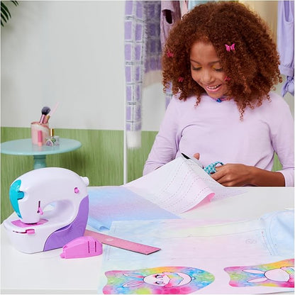 Cool Maker, Stitch ‘N Style Fashion Studio Refill with 2 Pre-Threaded Cartridges, Fabric and Water Transfer Prints, Arts & Crafts Kids Toys for Girls