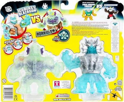 Heroes of Goo JIT Zu Deep Goo Sea Battle Pack - Exclusive Ice Blast Blazagon VS Horriglow Figures. Crunchy, Oozy Figures For Out-of-Pack Battles!