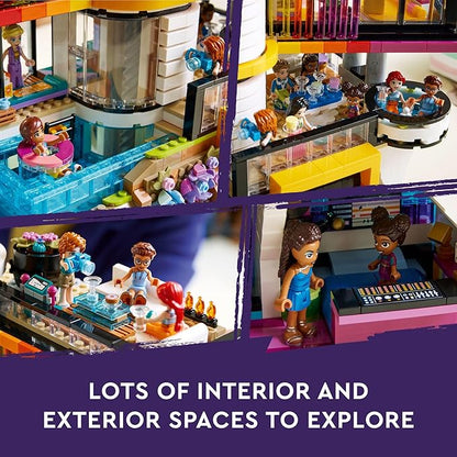 LEGO Friends Andrea's Modern Mansion Doll House - 4 Story Toy House Building Toy Set for Kids, Girls and Boys, Ages 14+ - Includes 11 Characters - Gift Idea for Birthdays & Holidays - 42639