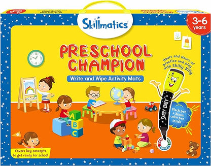 Skillmatics Preschool Champion, Fun Learning Activities, Educational Toy and Game, Gifts for Ages 3, 4, 5, 6