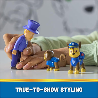 Paw Patrol Chase & Humdinger Figures Set, Kids Toys for Boys and Girls Ages 3 and Up